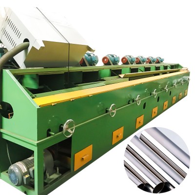 SS Mirror Effect Pipes Polishing Line Foshan Price