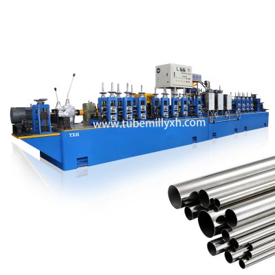 Automatic Longitudinal welded stainless steel seam ss tube welding pipe machine plant production line price